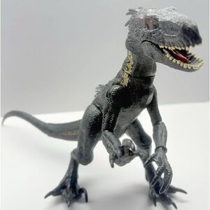 Mattel Jurassic World Indoraptor Dinosaur Action Figure Black Gold FVW27